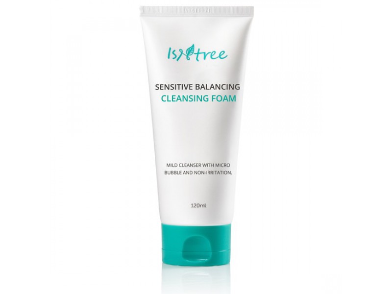 Пенка очищающая для чувствительной кожи лица Isntree Sensitive Balancing Cleansing Foam