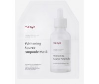 Интенсивная отбеливающая маска для лица - Manyo factory whitening source ampoule mask